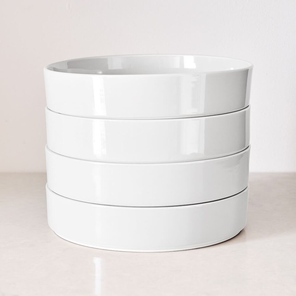 StraightSided Stoneware Pasta Bowls West Elm Australia